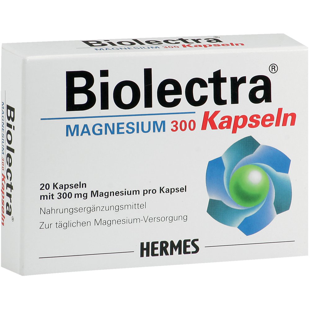 BIOLECTRA Magnesium 300 mg Kapseln