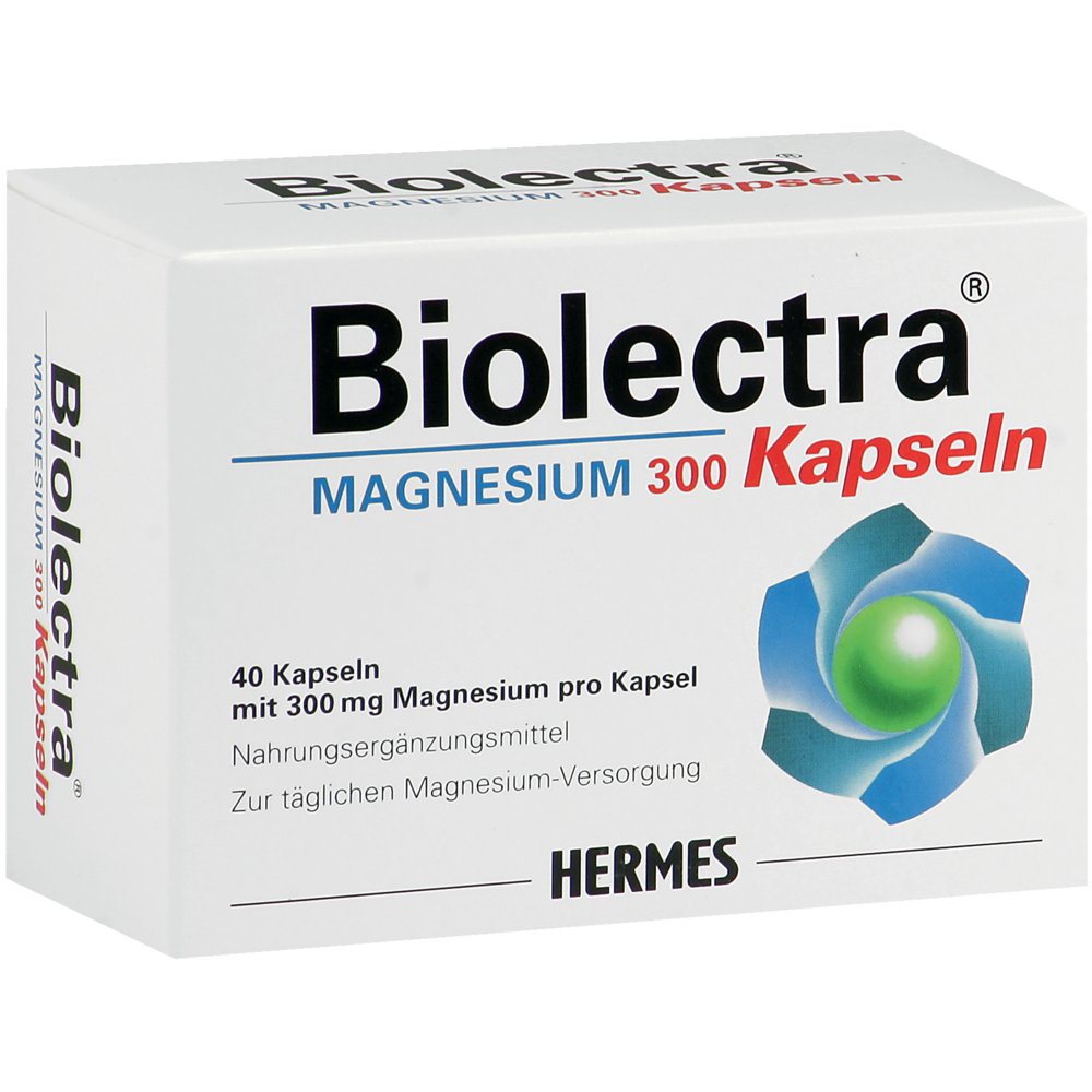 BIOLECTRA Magnesium 300 mg Kapseln