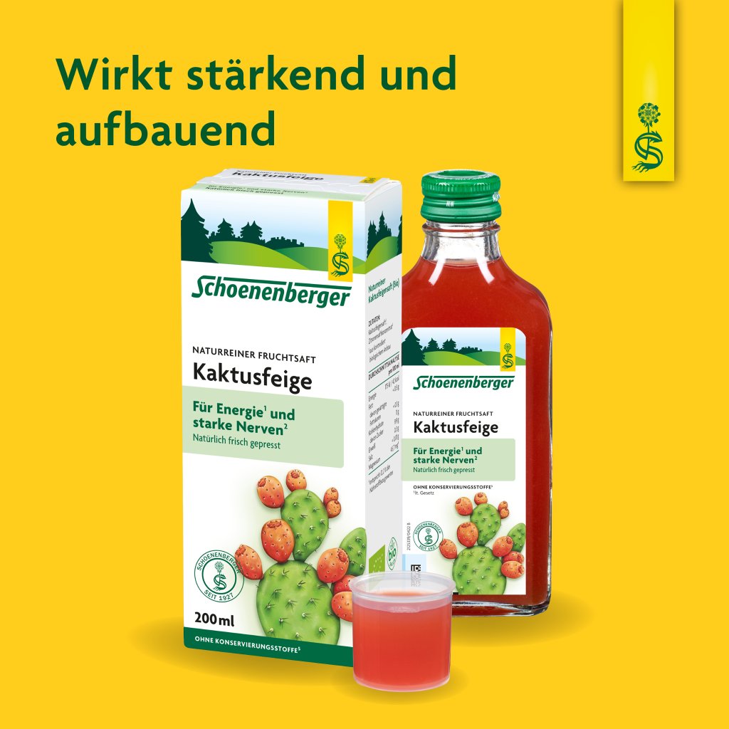 Schoenenberger naturreiner Fruchtsaft Kaktusfeige