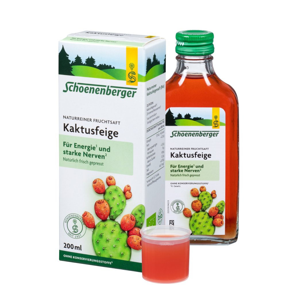 Schoenenberger naturreiner Fruchtsaft Kaktusfeige