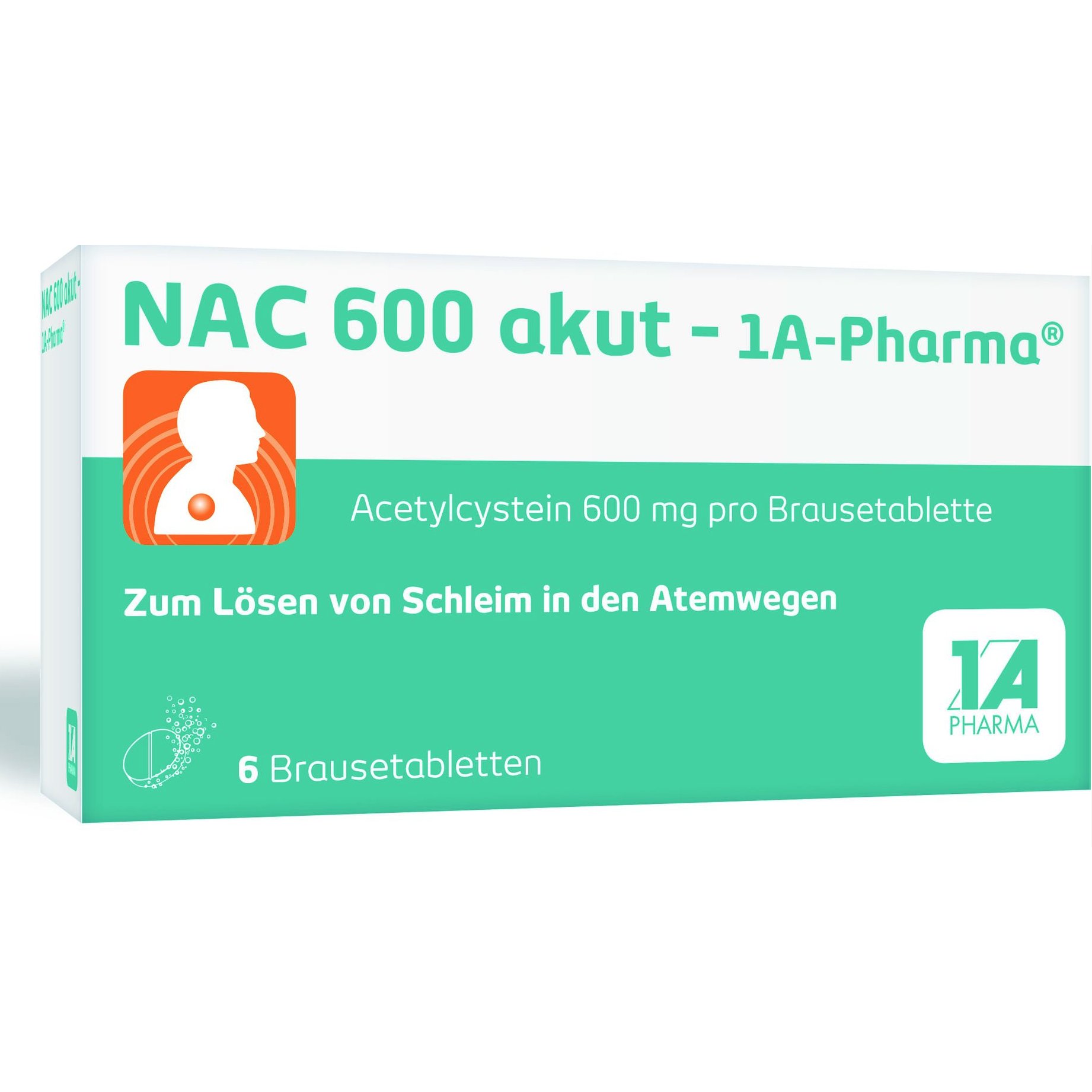 NAC 600 akut-1A Pharma Brausetabletten