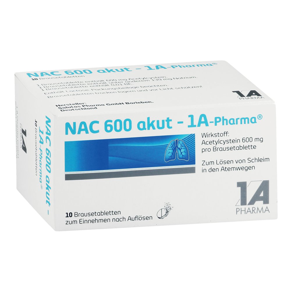 NAC 600 akut-1A Pharma Brausetabletten