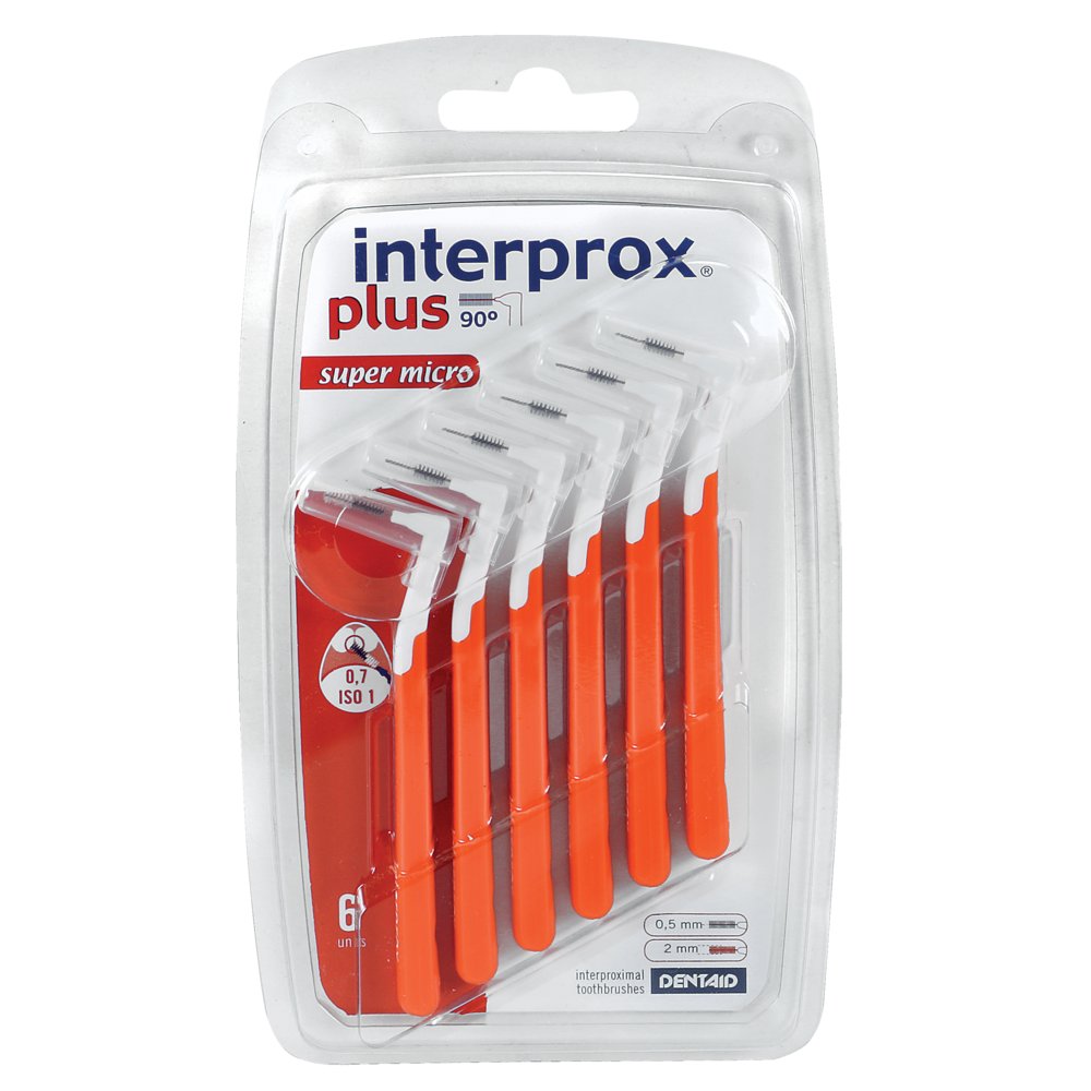 INTERPROX plus super micro orange Interdentalb.