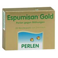ESPUMISAN Gold Perlen gegen Blähungen