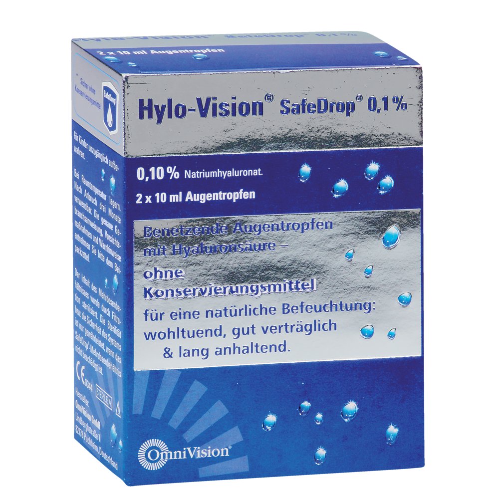 HYLO-VISION SafeDrop 0,1% Augentropfen