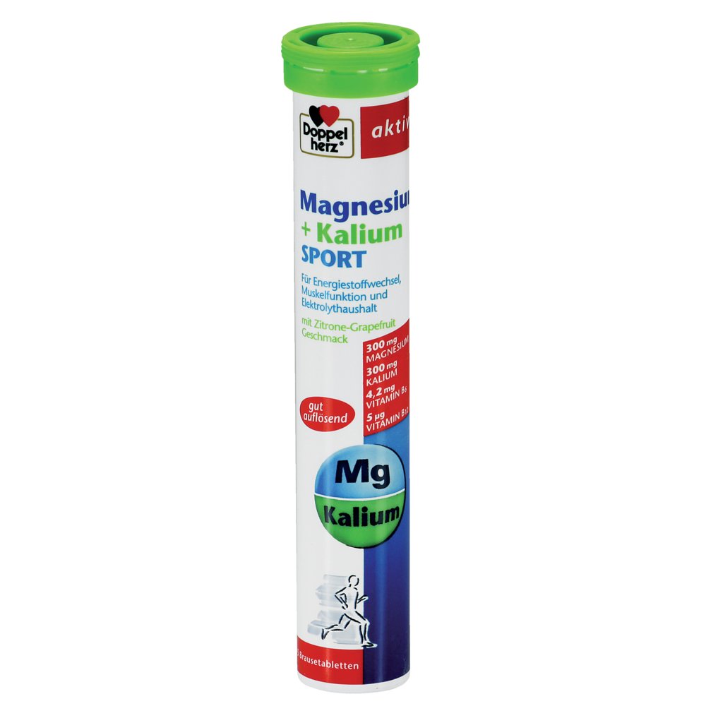 DOPPELHERZ Magnesium+Kalium Sport Brausetabletten