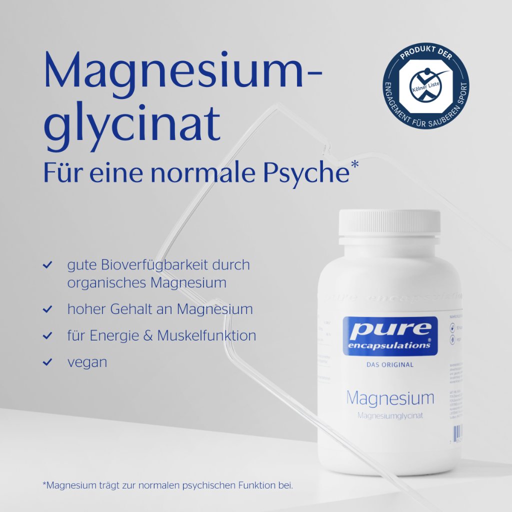 PURE ENCAPSULATIONS Magnesium (Magnesiumglycinat)