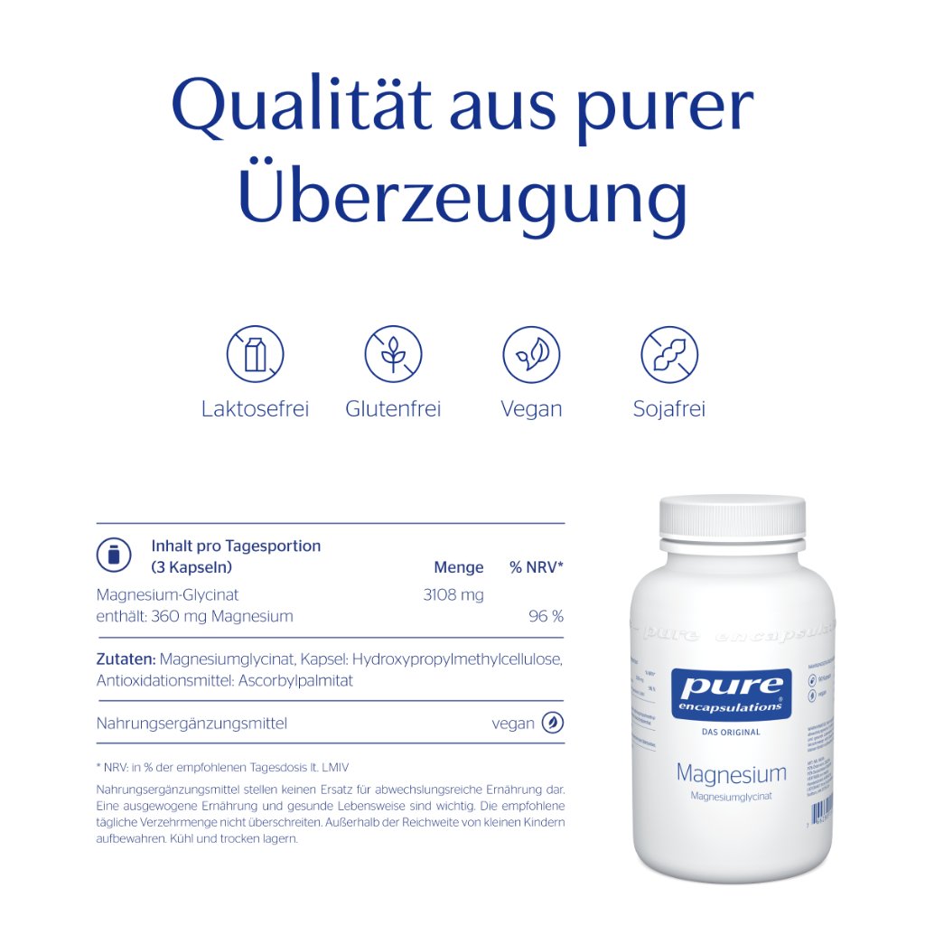 PURE ENCAPSULATIONS Magnesium (Magnesiumglycinat)
