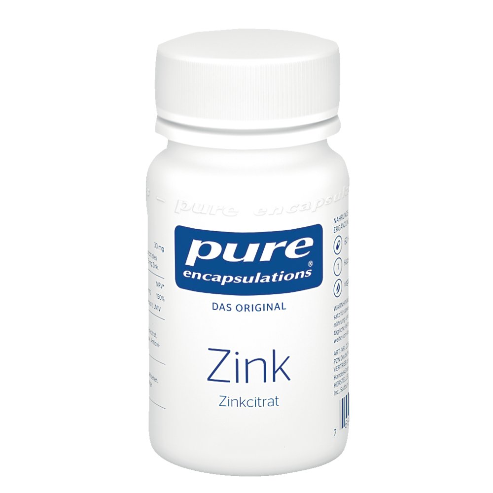 PURE ENCAPSULATIONS Zink Zinkcitrat Kapseln