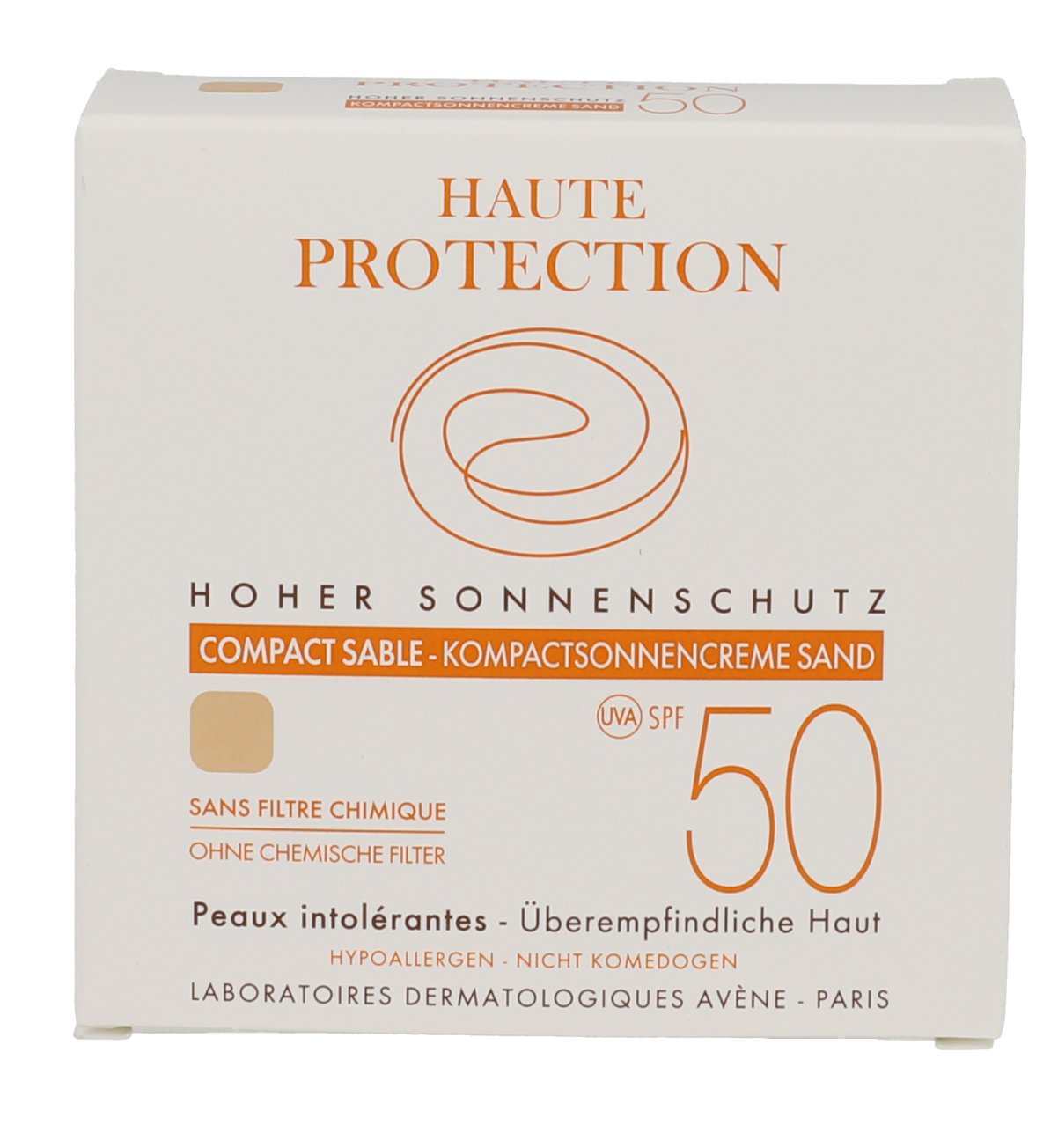AVENE Kompaktsonnencreme SPF 50 sand 2010