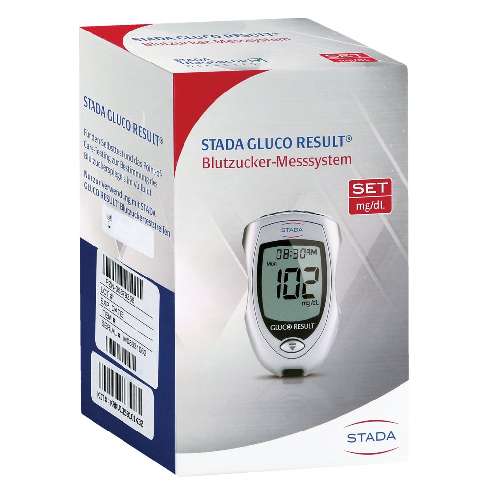 STADA Gluco Result Blutzuckermessgerät mg/dl