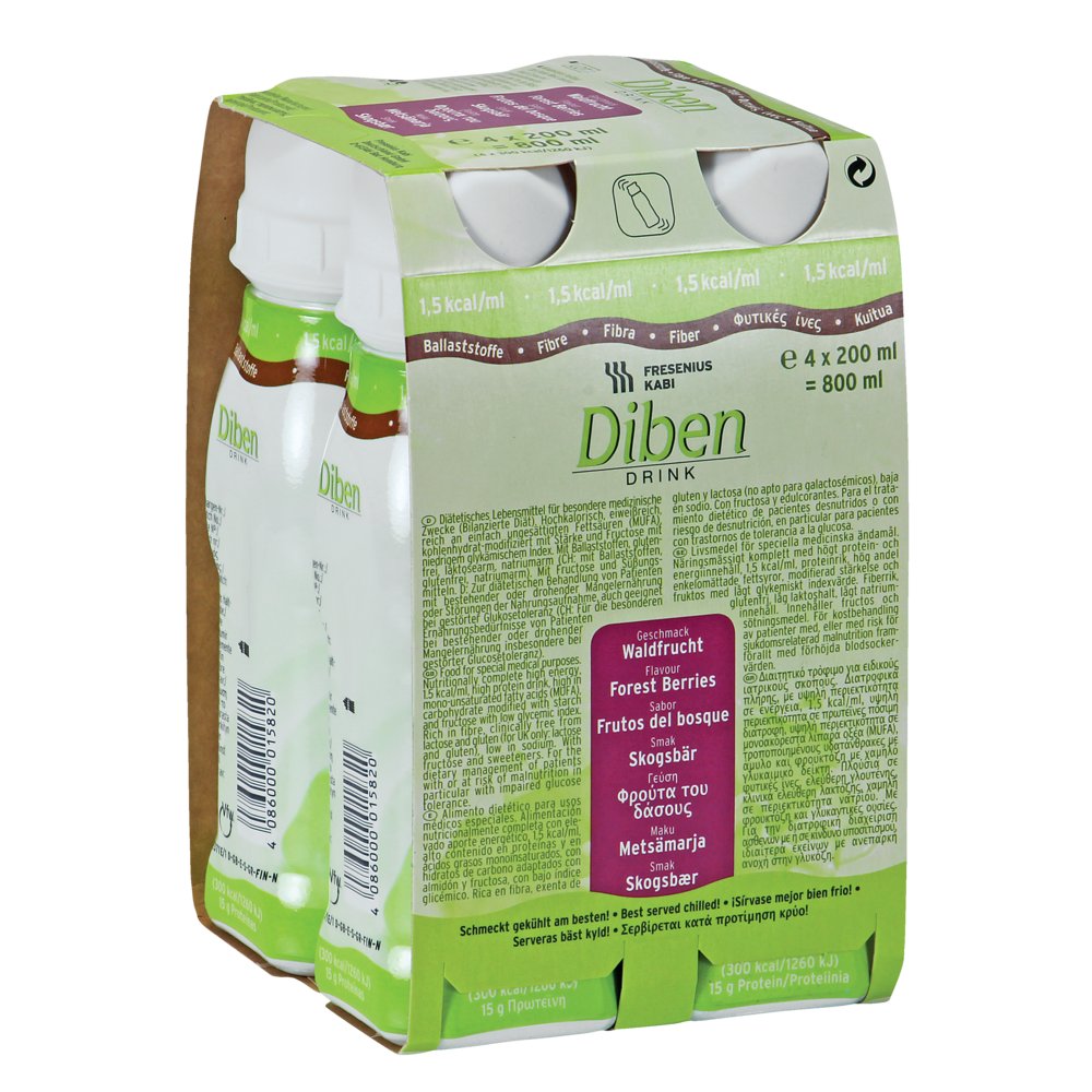 DIBEN DRINK Waldfrucht 1.5 kcal/ml Trinkflasche