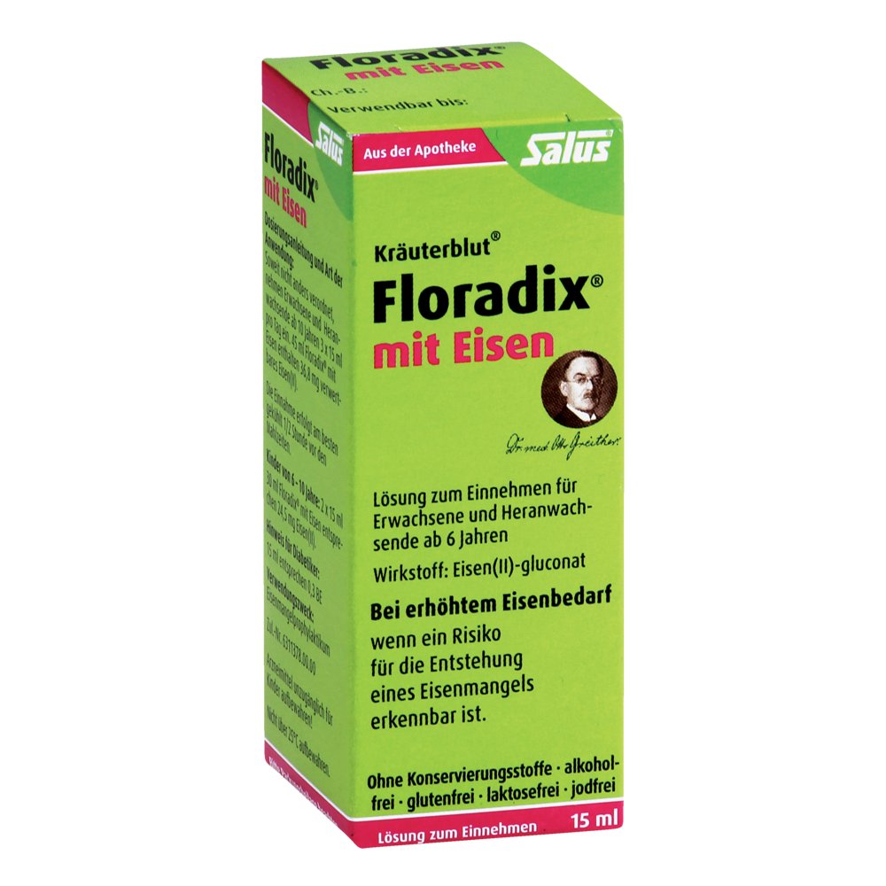 FLORADIX mit Eisen Lösung zum Einnehmen