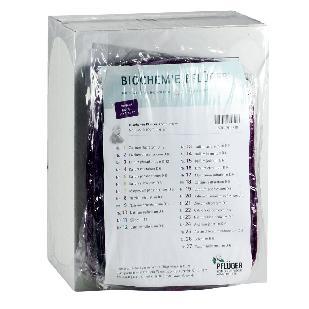 BIOCHEMIE Pflüger Komplett Set 1-27