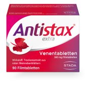 Antistax® extra Venentabletten, bei müden, schweren Beinen, Venenschwäche & Krampfadern