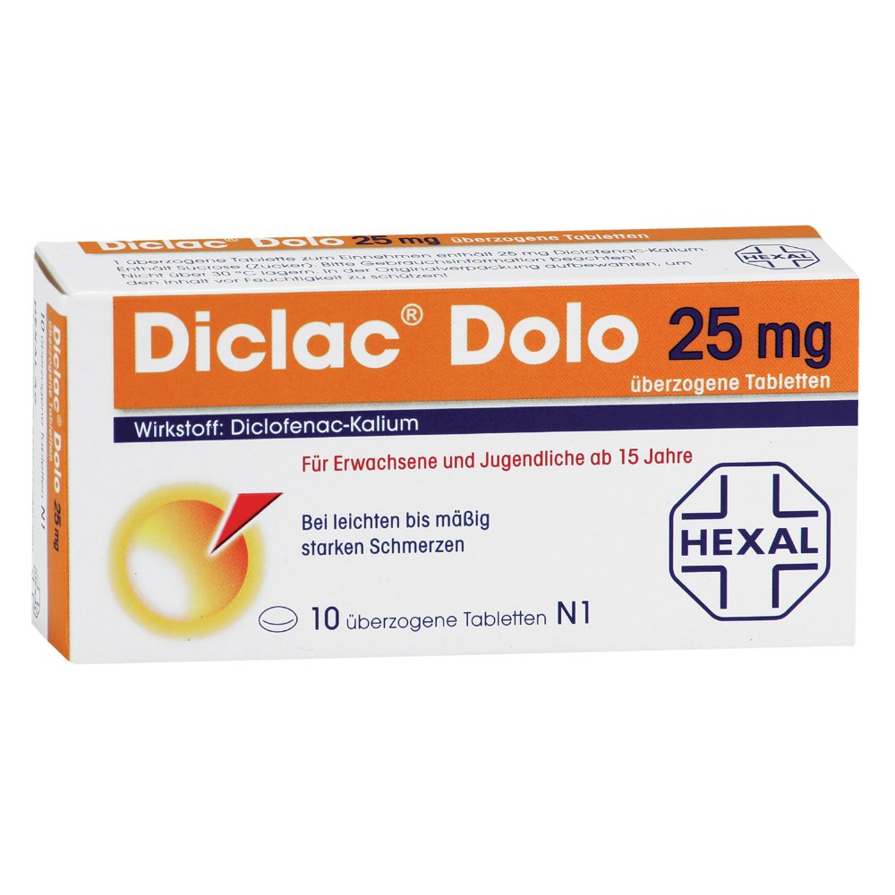 DICLAC Dolo 25 mg überzogene Tabletten