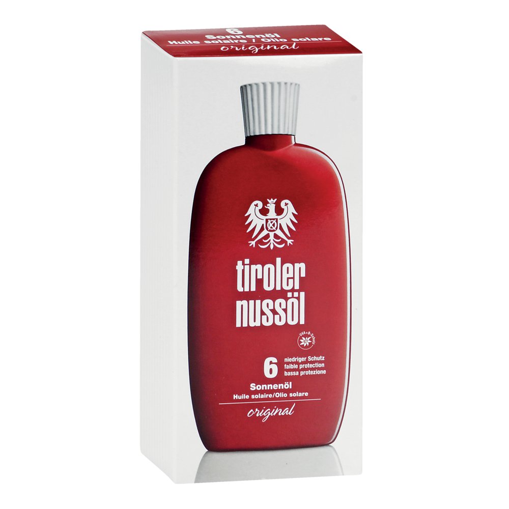TIROLER NUSSÖL orig.Sonnenöl wasserfest LSF 6