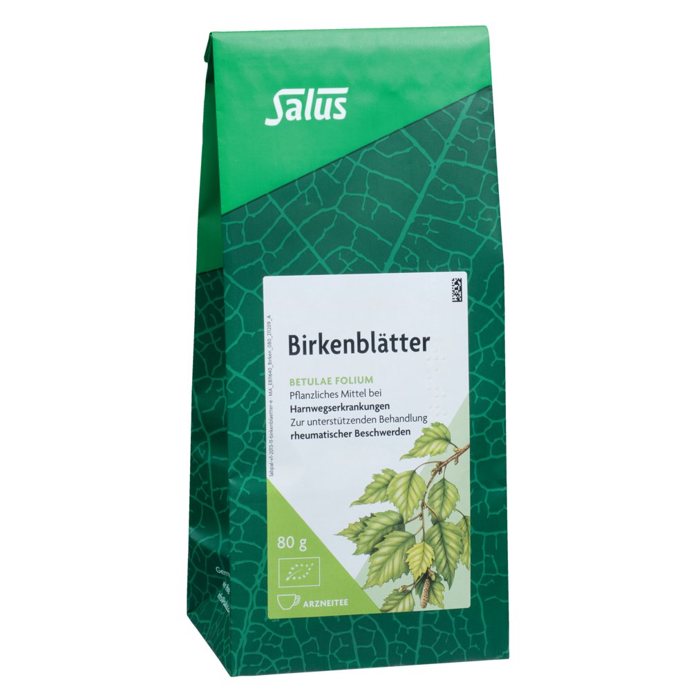 BIRKENBLÄTTER Tee Bio Betulae folium Salus