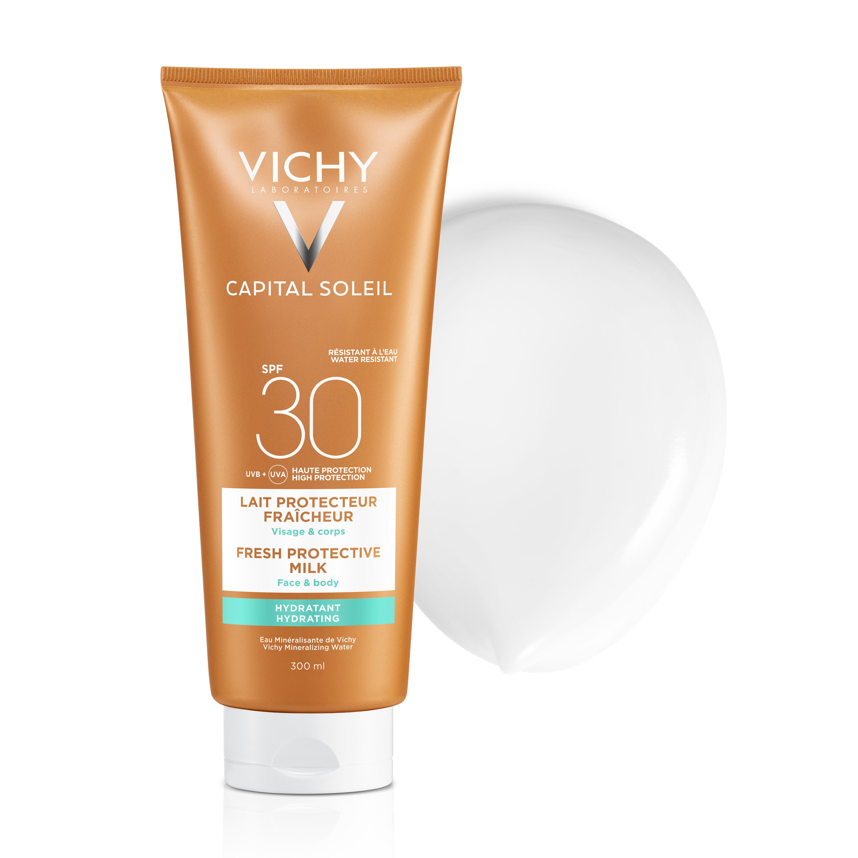 Vichy Idéal Soleil Familien-Milch LSF 30
