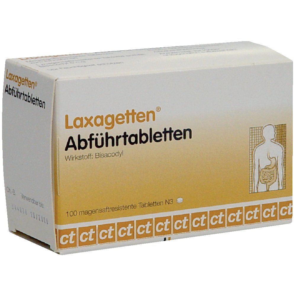 LAXAGETTEN-CT 5 mg Abführtabletten