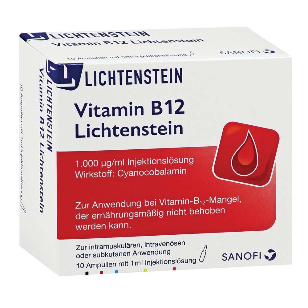 VITAMIN B12 1.000 μg Lichtenstein Ampullen