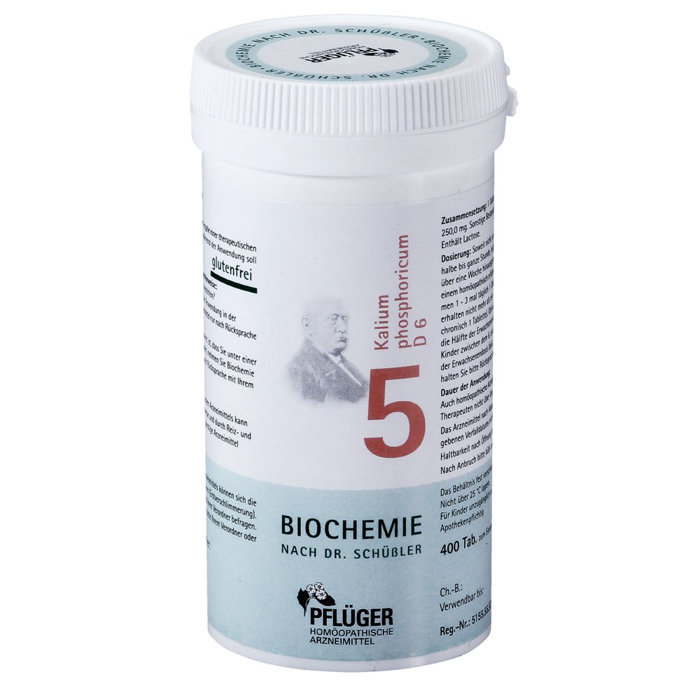 BIOCHEMIE Pflüger 5 Kalium phosphoricum D 6 Tabl.