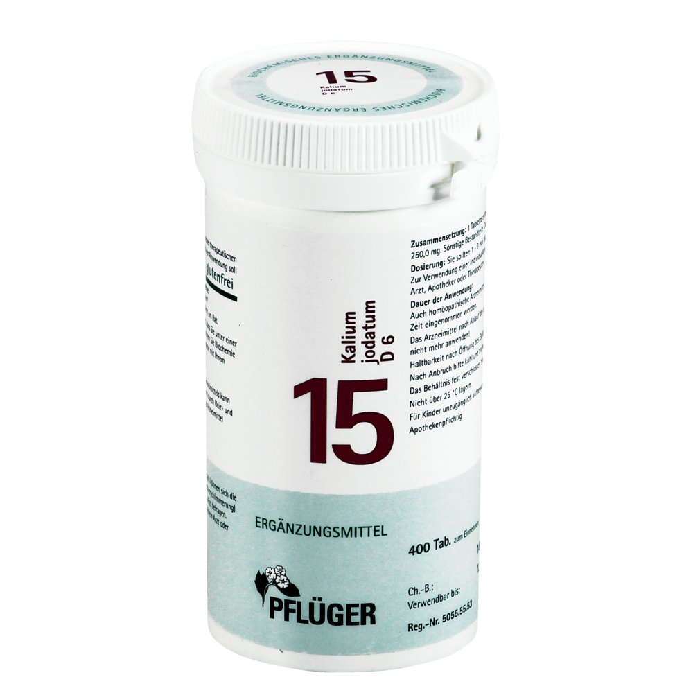 BIOCHEMIE Pflüger 15 Kalium jodatum D 6 Tabletten