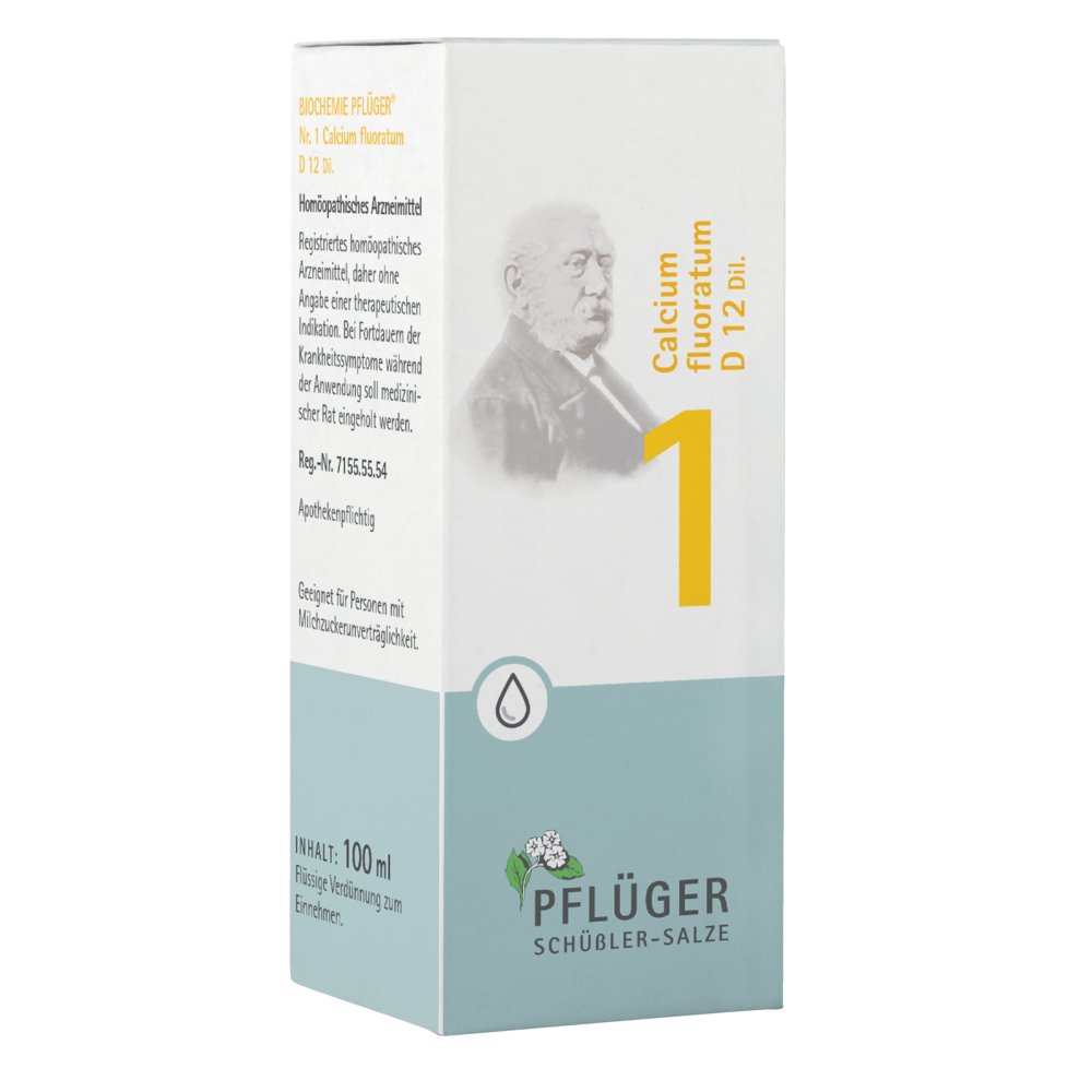BIOCHEMIE Pflüger 1 Calcium fluoratum D 12 Tropfen