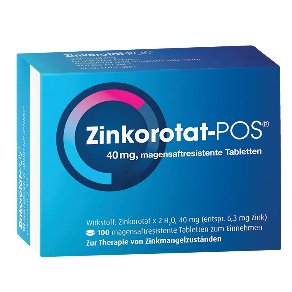 ZINKOROTAT POS magensaftresistente Tabletten