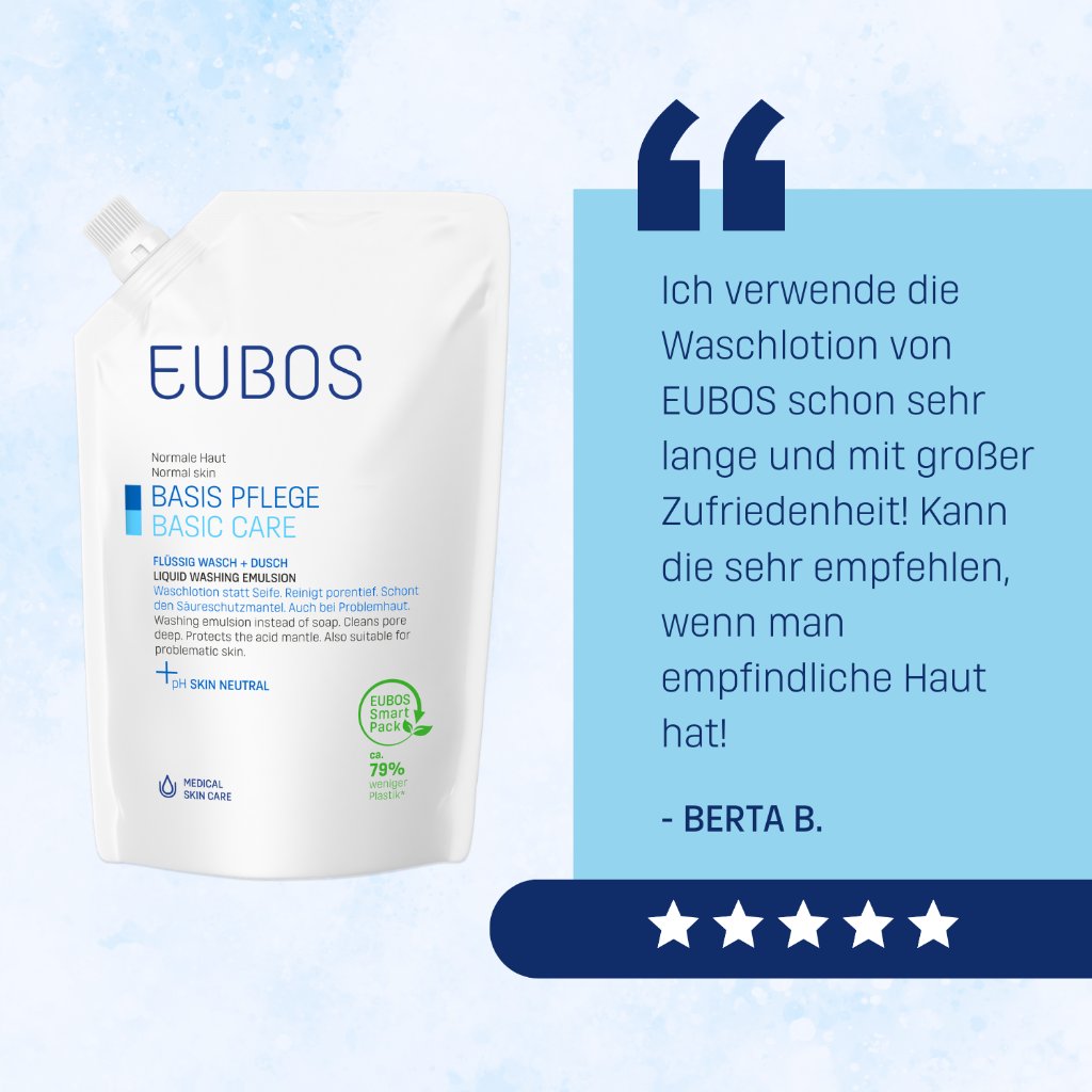 BASIS PFLEGE FLÜSSIG WASCH + DUSCH, NACHFÜLLBEUTEL