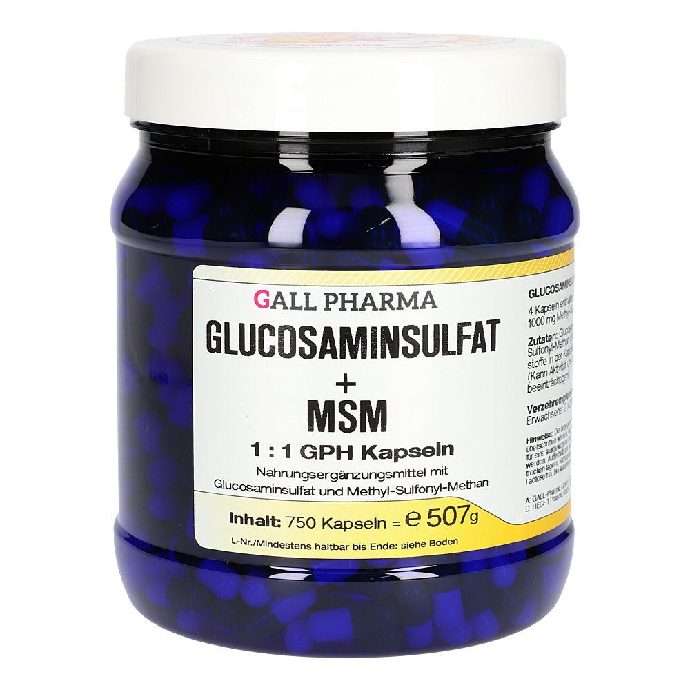 GLUCOSAMINSULFAT+MSM 1:1 Kapseln