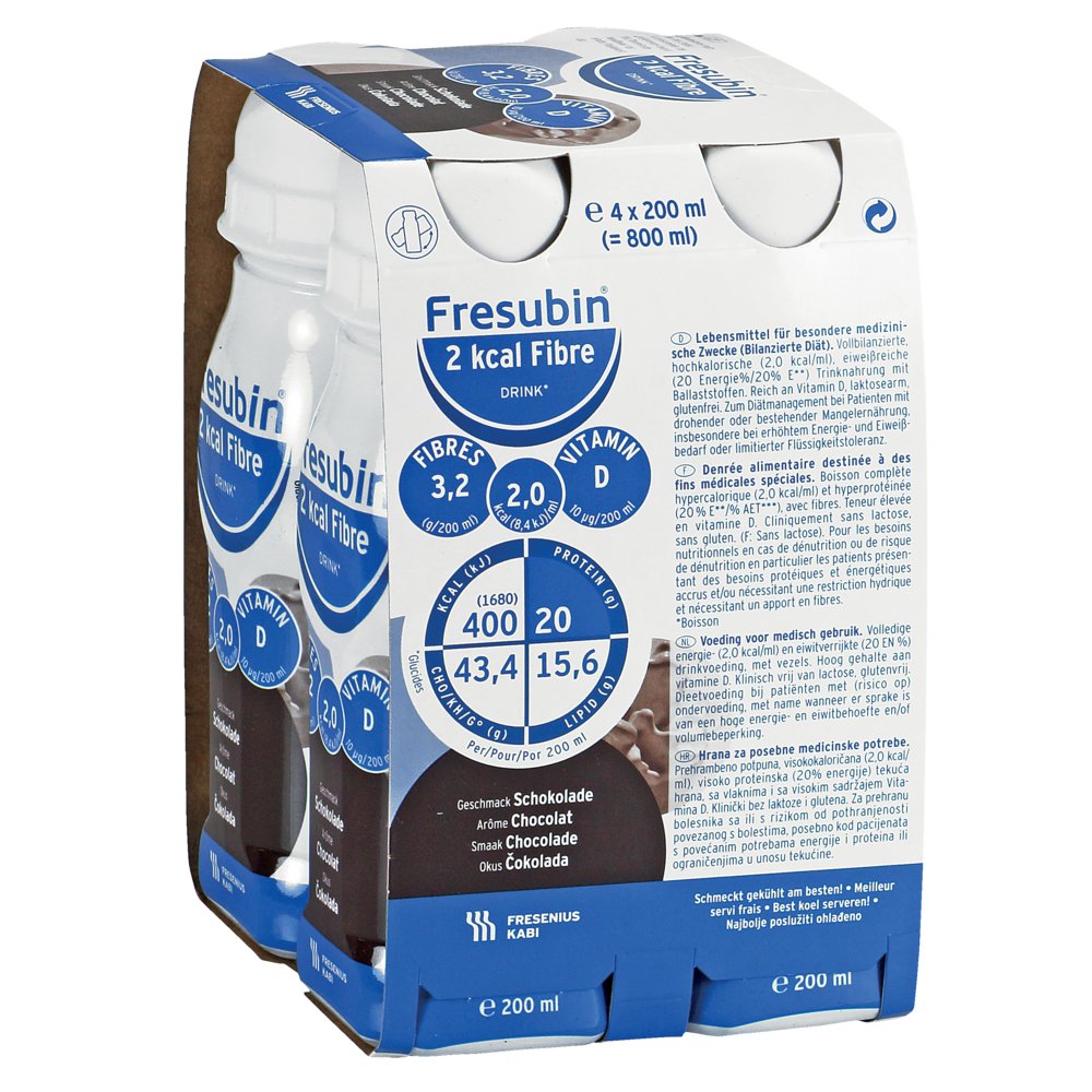 Fresubin 2 kcal Fibre Trinknahrung Schokolade