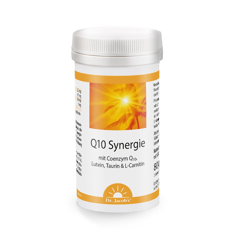 Dr. Jacob's Coenzym Q10 Synergie Lutein Taurin L-Carnitin B2