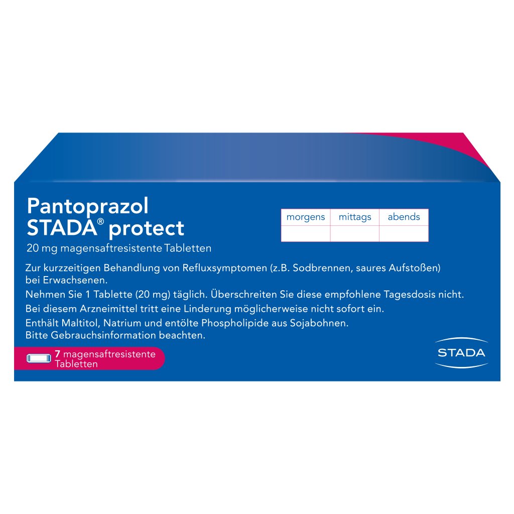 PANTOPRAZOL STADA protect 20 mg magensaftres.Tabl.