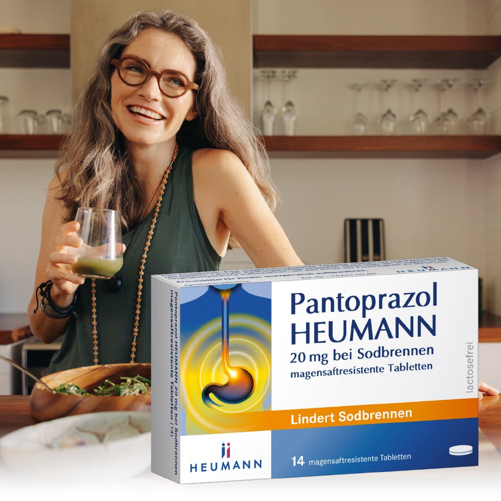 PANTOPRAZOL Heumann 20 mg b.Sodbrennen msr.Tabl.