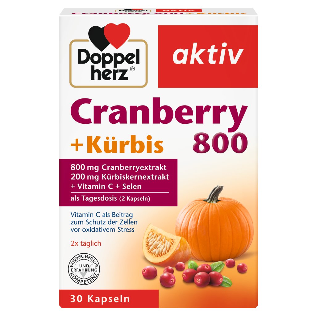 Doppelherz Cranberry + Kürbis + Vitamin C + Selen