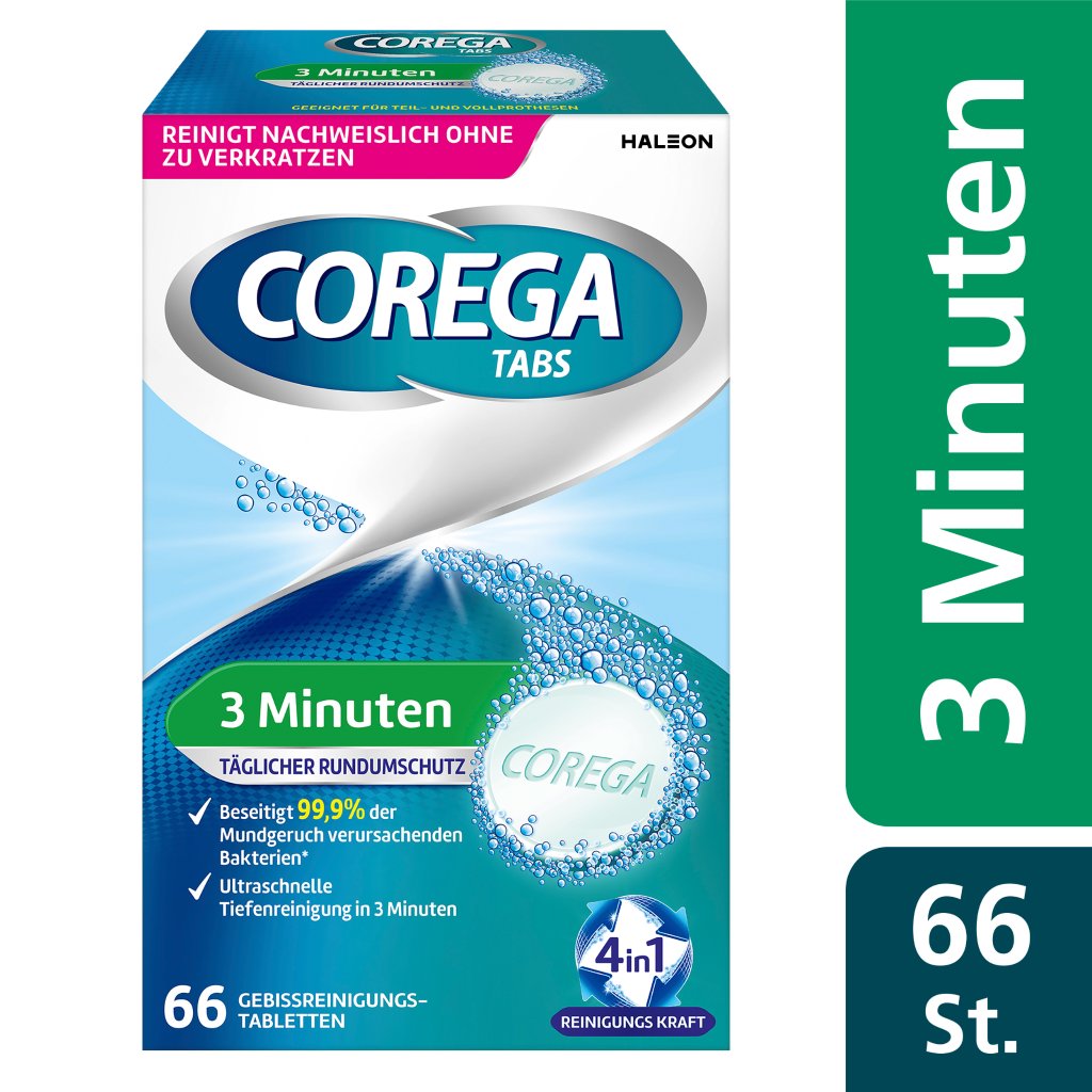 COREGA Tabs 3 Minuten