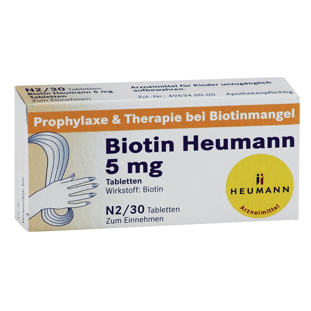 BIOTIN HEUMANN 5 mg Tabletten