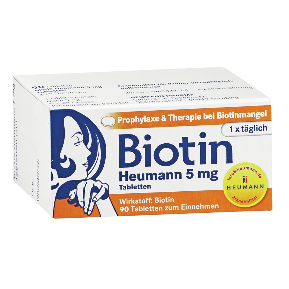 BIOTIN HEUMANN 5 mg Tabletten