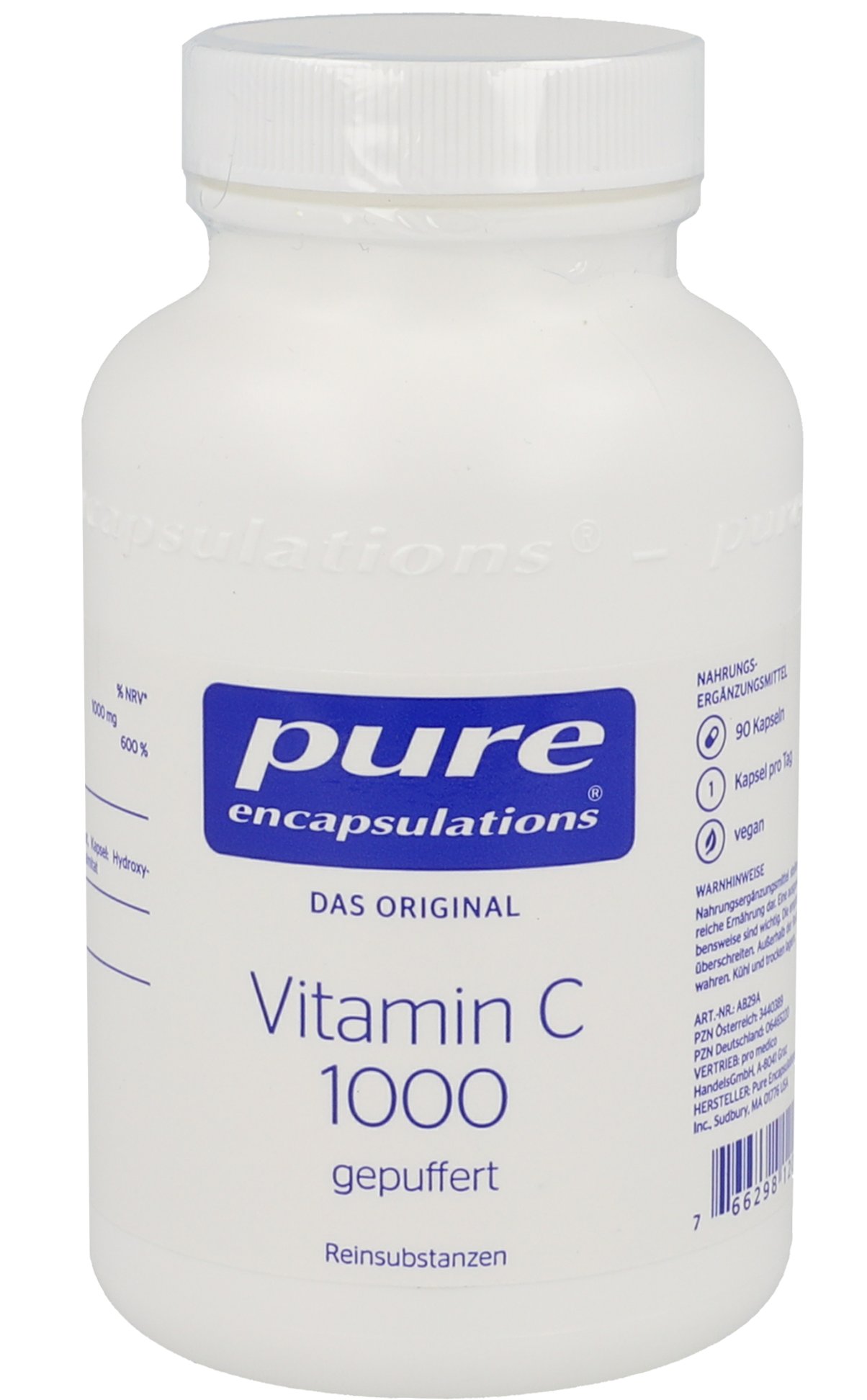 PURE ENCAPSULATIONS Vitamin C 1000 gepuffert Kaps.