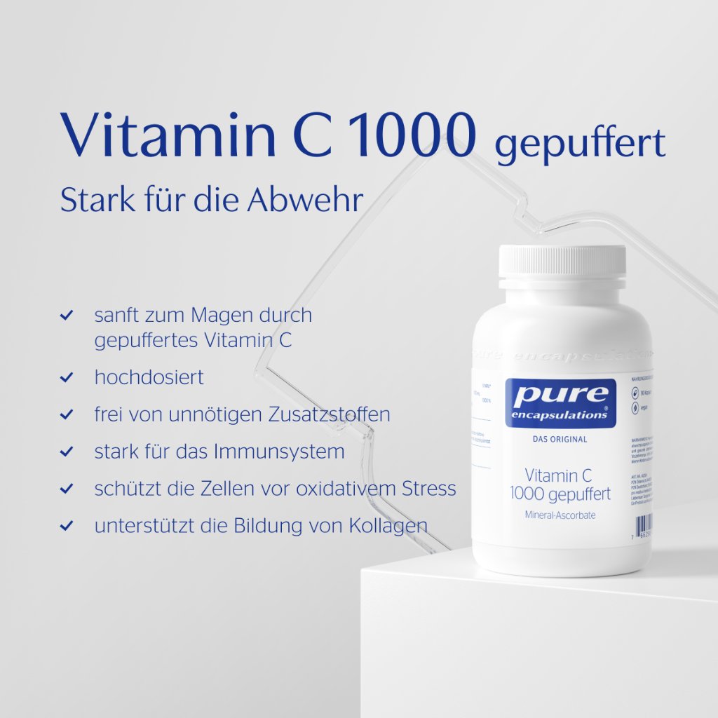 PURE ENCAPSULATIONS Vitamin C 1000 gepuffert 