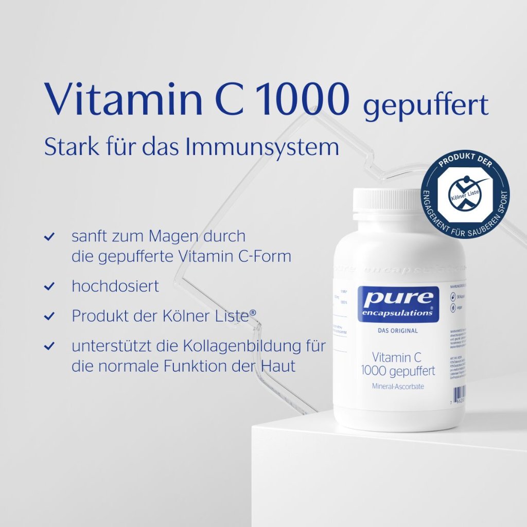 PURE ENCAPSULATIONS Vitamin C 1000 gepuffert
