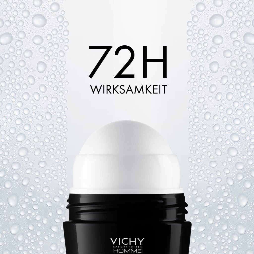 Vichy Homme Deo Roll-on Anti-Transpirant 72h