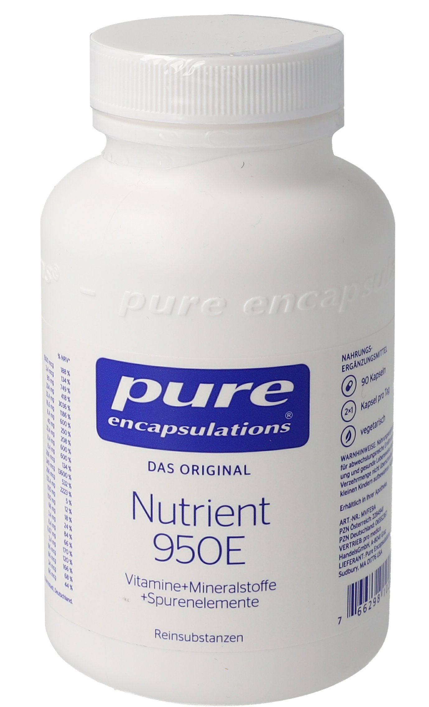 PURE ENCAPSULATIONS Nutrient 950E Kapseln