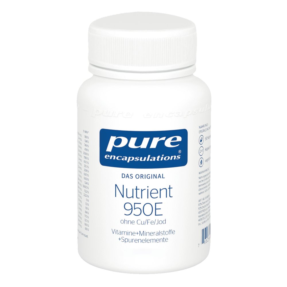 PURE ENCAPSULATIONS Nutrient 950E o.Cu/Fe/Jod