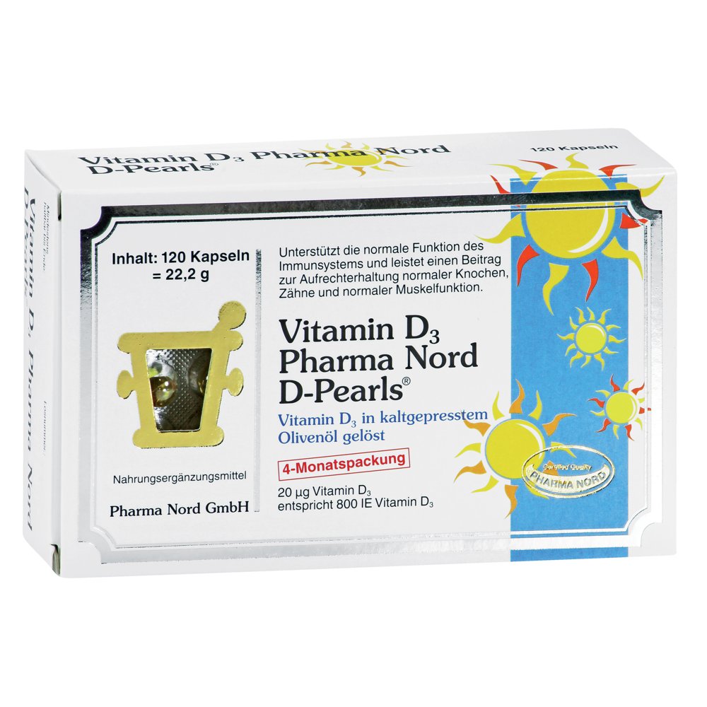 VITAMIN D3 PHARMA Nord 20 μg Kapseln