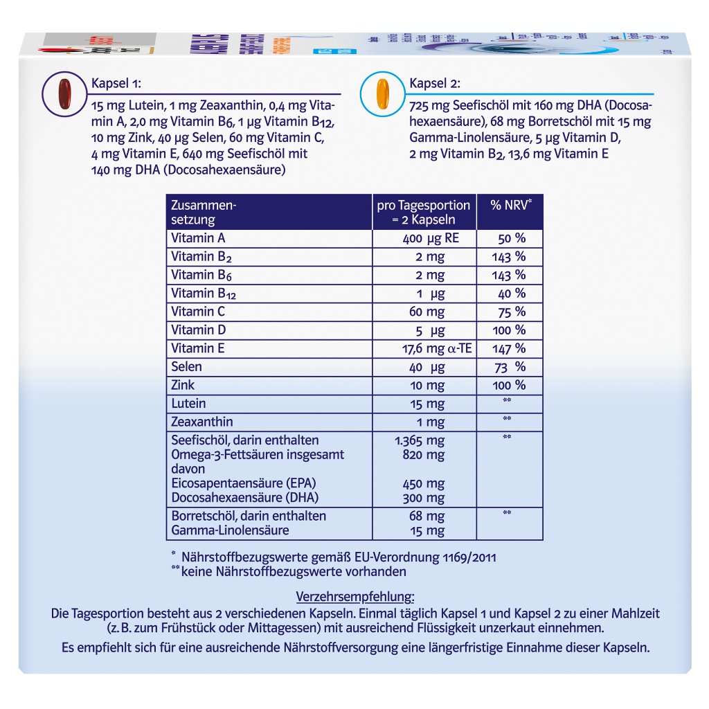 Doppelherz system Augen Plus Sehkraft + Schutz
