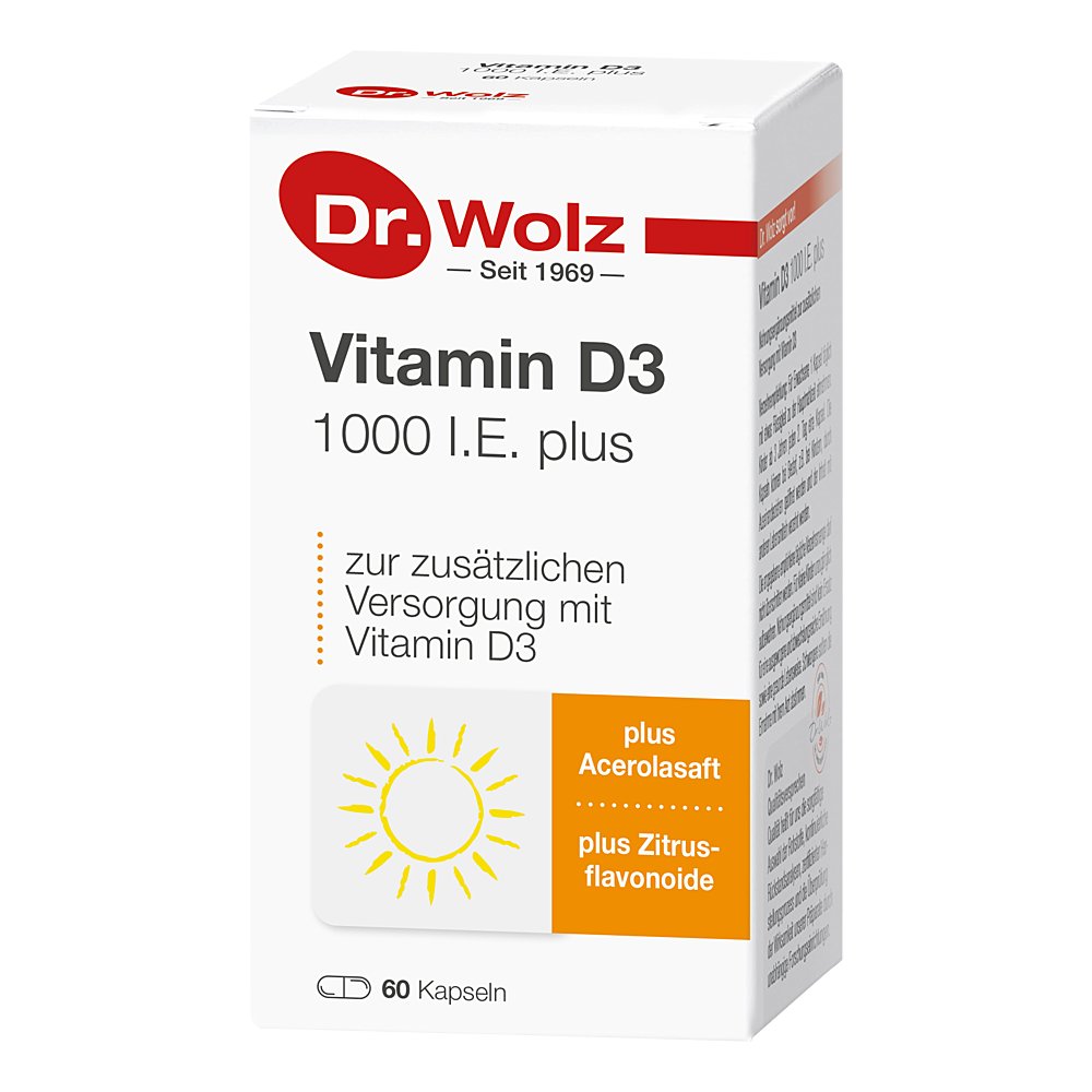 VITAMIN D3 1.000 I.E. plus Dr.Wolz Kapseln