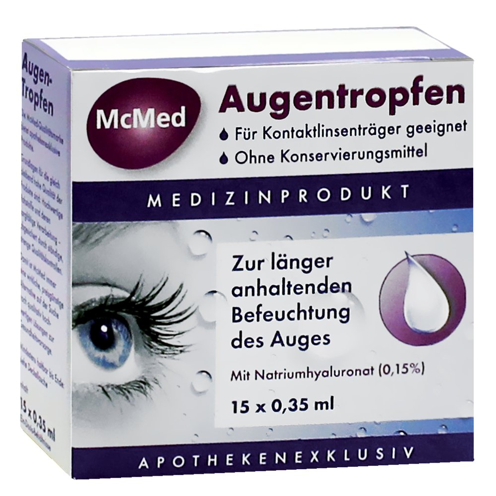 MCMED Augentropfen Einzeldosispipetten