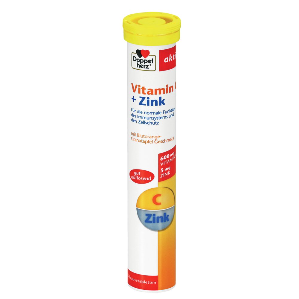 DOPPELHERZ Vitamin C+Zink Brausetabletten